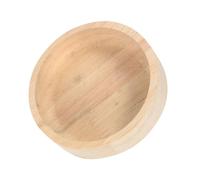 Abaodam Bol en Bois pour Hamster Et Chinchilla, Mangeoire Lavable, Petite Taille en Chêne Naturel, Accessoire d'alimentation pour Petits Rongeurs, Usage Quotidien