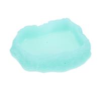 Abaodam Bol Lumineux pour Reptiles XS Gamelle Résistante pour Nourriture et Eau Décor Naturel pour Terrariums Accessoire pour Tortues et Lézards