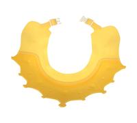 Abaodam Bonnet De Lavage De Cheveux Pour Tout-petits, Bouclier Réglable Protecteur D’oreilles Et Yeux, Silicone Doux Jaune Citron, Bain Bébé, Confort Ajustable Bébé, Modèle Couronne Gemme