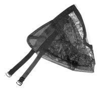 Abaodam Bonnet de Postiche en Filet Noir Élastique en Spandex et Polyester, Facile à Entretenir, Fabrication Coiffage de Perruques
