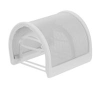 Abaodam Bonnette à Installer U Anti-vent et Microphone Main à pour Métal en Blanc, Filtre Anti-pop Simple Enregistrement Diffusion en Direct