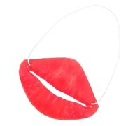 Abaodam Bouche Gros Latex Accessoire Farce Drôle pour Adultes et Décoration Halloween et Poisson Avril Prop Cosplay Humour