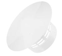 Abaodam Bouchon De Ventilation PVC Étanche à La Pluie pour Conduit Extérieur, Chapeau De Ventilation De Toit Solide Et Résistant Au Vent, Protection Anti-Pluie pour Cheminée Et Évacuation d'air