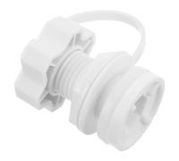 Abaodam Bouchon de Vidange Fileté en Plastique Blanc pour Refroidisseur, Installation Facile, pour Camping en Extérieur et Réparation de Glacière