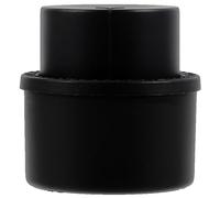 Abaodam Bouchon Décoratif Noir pour Bouteilles de Vin Mousseux et Bouteilles en Verre, Étanchéité Hermétique sans Bavure en Silicone et Pp Design Unique et Forme Ronde