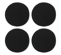 Abaodam Bouchons de Vidange en Silicone Noir Lot de 4 Pièces pour Congélateur Réutilisables Durabilité, Accessoires de Drainage pour Usage Commercial et Domestique