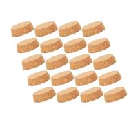 Abaodam Bouchons en Liège Synthétique Sécurisés Lot de 25 Maintien Goût Couleur Kaki pour Bouteilles en Verre Adaptés aux Bars et Restaurants