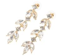 Abaodam Boucles D’Oreilles Pendantes Géométriques Pendentif Feuille en Alliage de Zinc Légères 1 Paire Décorations pour Fêtes Mariages et Usage Quotidien