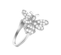 Abaodam Boucles Oreilles Clip Femme Petit Charm Abeille de Pierres Non Percé Accessoire Élégant pour Filles