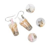 Abaodam Boucles Oreilles Femme Fantaisie Forme Glace Pendantes Drôles Légères Confortables pour Fête et Quotidien