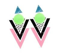 Abaodam Boucles Oreilles Géométriques Pendantes Triangle Multiple pour Femme Style et Léger Bijoux Oreille Chic et Confortable Cadeau