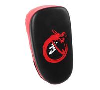 Abaodam Bouclier de Frappe Incurvé pour Kickboxing Protection Résistante et Pratique Équipement Darts Martiaux Pad de Frappe pour Entraînement de Boxe Anglaise Matériel de Boxe Rouge