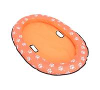 Abaodam Bouée Chien Gonflable pour Petite Taille, Piscine, Plage, Orange