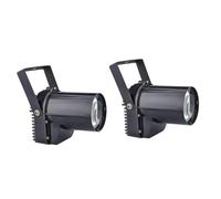 Abaodam Boule Disco Lumineuse 2 Pièces Lampe De Projecteur Rotative 10.00X11.00X11.00Cm Pour Scène Ktv Bar Avec Fiche Ue Effet Jeu De Lumière Coloré Pour Fête Et Performances