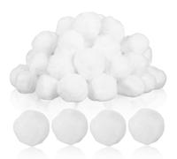 Abaodam Boules Filtrantes pour Piscine et Aquarium en Fibres de Polyester Blanc, Filtration et Longue Durée, Compatibles Pompe à Sable pour Nettoyage