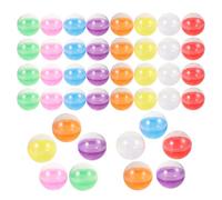 Abaodam Boules Vides Transparentes 45 MM pour Distributeur Automatique de Bonbons 100 Pièces Multicolores de Machine à Bonbons à Remplir Petites Balles Réutilisables pour Fêtes et