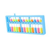 Abaodam Boulier Coloré Plastique Rangées Perles avec Réinitialisation Automatique Outil Éducatif Arithmétique Portable pour Apprendre à Compter Aux Garçon Fille