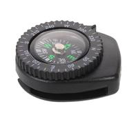 Abaodam Boussole de Plongée Étanche 2,5 Cm Support de Poignet Noir, Compas de Navigation Haute Visibilité pour Plongée, Randonnée et Kayak, Accessoire de Survie Outdoor Robuste et Léger