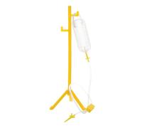 Abaodam Bouteille à Perfusion pour Jeu de Rôle Garçon et Filles Simulation Médicale en Plastique Jaune Accessoire Léger et Portable pour Fêtes et Coffrets Docteur