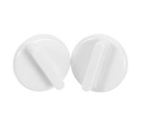 Abaodam Bouton de Température en Abs Blanc Température pour Réfrigérateur et Congélateur 2pcs, Contrôle Précis Design Moderne et Antidérapant Cuisine