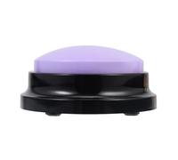 Abaodam Bouton Interactif D'enregistrement pour Chien, Éducatif Résistant à l'usure, Bouton Sonore Violet sans Batterie, Accessoire pour Chiot et Dressage, Aide à L'arrêt des Aboiements,