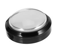 Abaodam Bouton Poussoir Lumineux de Jeu Blanc pour Compétition Buzzer Sonore Réponse Remplacement Facile pour Machine à Jeux