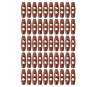 Abaodam Boutons à Coudre Ronds en Bois Marron 50 Pièces pour Manteaux et Cardigans, Usage Polyvalent en Loisirs Créatifs