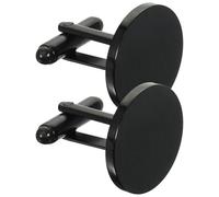 Abaodam Boutons de Manchette Homme Faciles à Utiliser Ronds en Acier Inoxydable Poli Miroir Design Délicat pour Costard et Partenariats Professionnels
