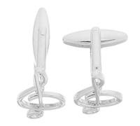 Abaodam Boutons de Manchette pour Chemise Homme en Métal Électroplaqué Épais Design Note de Musique Accessoires Bijoux de Poignet pour Événements d'Entreprise et Mariages Style Élégant