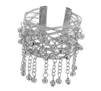 Abaodam Bracelet De Bras Pour Danseuses Orientales Manchette Ajustable Avec Clochettes Bijou Ethnique Pour Danse Et Festival