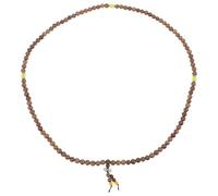 Abaodam Bracelet Perles de Bois Naturel pour Femme Accessoire Élégant et Délicat Bracelet de Poignet Léger et Résistant Style Ethnique Africain Cadeau Protecteur Bouddha