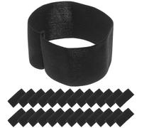 Abaodam Brassard Élastique Funéraire Noir en Polyester, Multi-Fonctionnel pour Activités de Deuil, Lot de 25 Pièces, pour Commémoration et Événements Funéraires