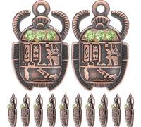 Abaodam Breloque Scarabée Halloween 20 Pièces Alliage Style Ancien Bijoux | Colliers et Bracelets, Format 26x16mm, Usage Créatif, Lot pour Ateliers et Fêtes