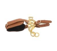 Abaodam Bride d'Équitation sans Mors Réglable Rembourrage Souple en PU Bride de Cheval Confortable pour Débutants pour Randonnée Équestre et Entraînement Équipement Stable Adaptable