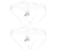 Abaodam Brides Invisibles Amovibles Transparentes pour Talons Hauts Sangles Anti-Desserrage Réglables 2 Paires Maintien Sécurisé et Confort pour Chaussures Féminines