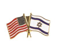 Abaodam Broche Drapeau Israël et Alliage Métallique Épingle Légère et Résistante pour Vêtements Sacs et Chapeaux Accessoire Décoratif et Détaillé
