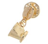 Abaodam Broche en Alliage Café de Grain, Épingle de Col Tridimensionnelle Légère et Solide, Accessoire de Tablier et Chapeau pour Femmes, Décoration Mode pour Amateurs de Café, Épingles