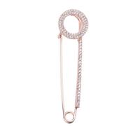 Abaodam Broche en Alliage Perle Simulée et Cristaux, Résistante à L'usure, Style Créatif pour Femme, pour Anniversaire et Fête