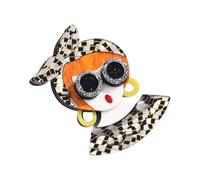 Abaodam Broche Épingle en Acrylique Forme Fille pour Vêtements et Chapeaux, Accessoire Léger pour Anniversaire et Bal de Fin d'Année, Présent Femme Élégante