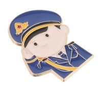 Abaodam Broche Médaille en Alliage pour Veste Unisexe, Épinglette Commémorative Métal, Insigne de Revers pour Costume Homme et Femme, Accessoire Badge pour Événements et Souvenirs, Design