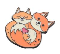 Abaodam Broche Renard Adorable pour Femme Broche Animale Fantaisie Épingle Chic pour Vêtements Cadeau pour Amour et Amitié Accessoire Original et Facile à Porter