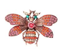 Abaodam Broche Vintage Abeille Émail pour Femme Épingle Insecte Rétro Chic Accessoire Corsage pour Vêtements Décoration Élégante et Cadeau