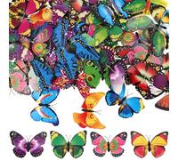 Abaodam Broches Décoratives 100 Pcs, Plastique Pvc Solide, Épingles 8 Cm Simples, Broches pour Vêtements de Fille, Accessoires Mode pour Paquet, Chapeaux et Chemises