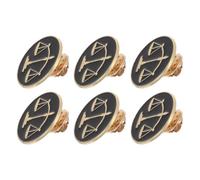 Abaodam Broches en Métal Lot de 6 Épingles de Revers pour Homme Accessoires de Costume Adaptés Contexte Professionnel