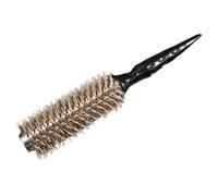 Abaodam Brosse à Cheveux en Poils de Sanglier, Peigne à Rouleau en Bois, Petite Taille, Conçue pour Brushing et Coiffure Quotidienne des Cheveux Bouclés Féminins