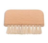 Abaodam Brosse à Ongles en Bois Portable Manche Ergonomique, Brosse à Poussière D'ongles Douce et Sûre pour Manucure à Domicile ou Salon de Beauté