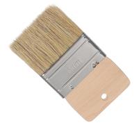 Abaodam Brosse à Sable De Plage en Poils De Porc Naturel 3 Pouces, Accessoire De Nettoyage Polyvalent pour Meubles Et Peinture Murale, Manche en Bois Solide, pour Enlever Sable Et Poussière