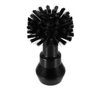 Abaodam Brosse de Nettoyage Noire en Bois et Nylon 58mm Résistante la Déformation pour Pratique à Domicile Boutique pour Porte-filtre à Café