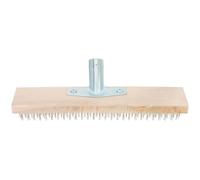Abaodam Brosse Métallique Accessoire de Nettoyage de Jardin pour Élimination Mousse et Nettoyage Fil d'acier Plaqué Cuivre Entre Dalles Compatible Manches Standards