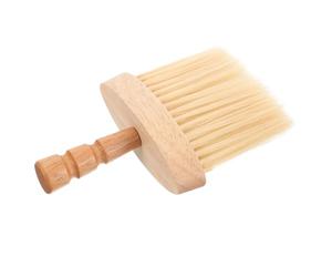 Abaodam Brosse Ramasse Poil pour Homme en Bois Beige, Légère et Facile à Utiliser, pour Nettoyer les Cheveux Cassés et Discipliner la Barbe Masculine Salon